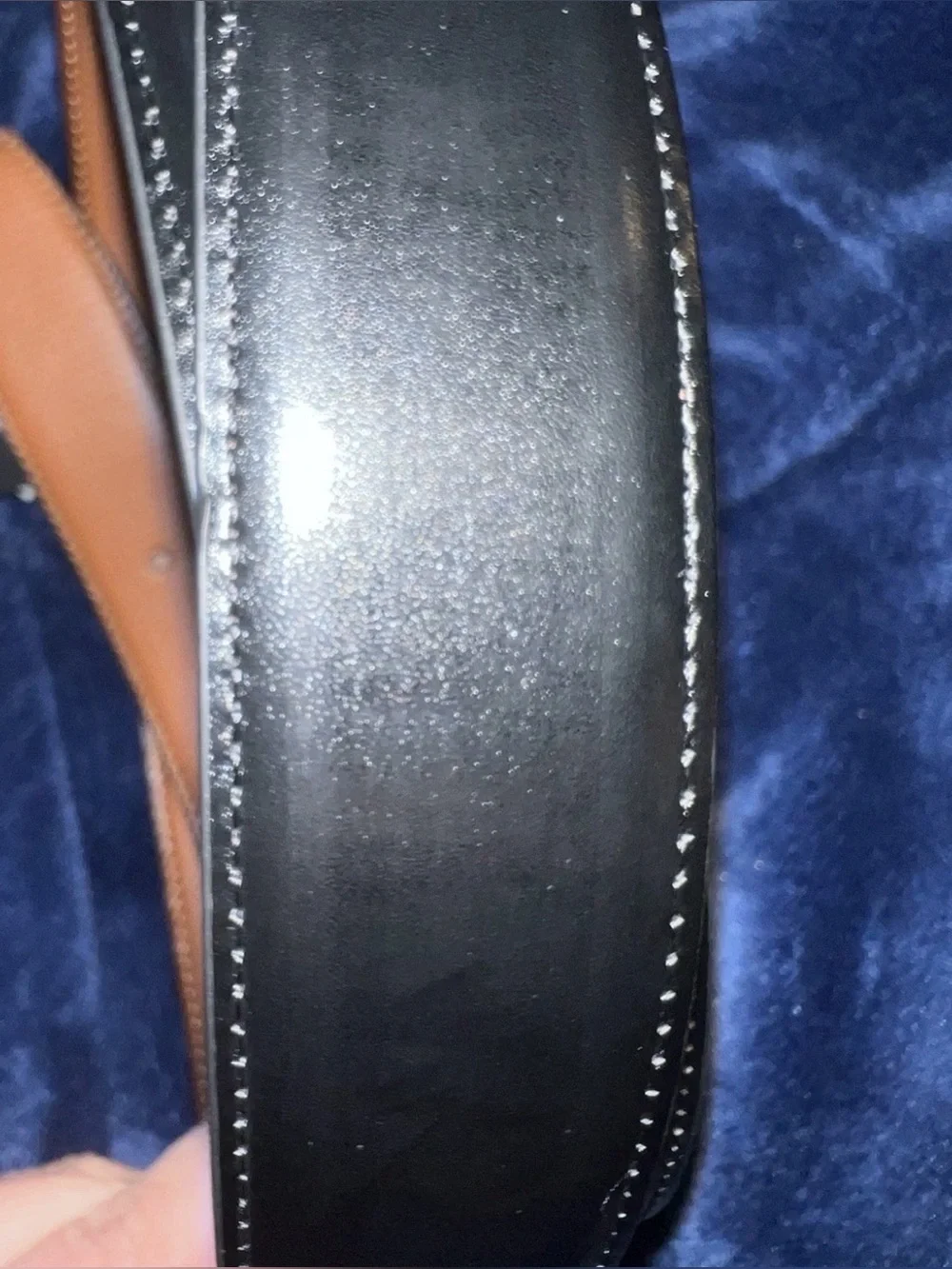 Alfani Men’s Reversible Faux Leather Belt Tan/ Black Size S (30-32) $39.50
